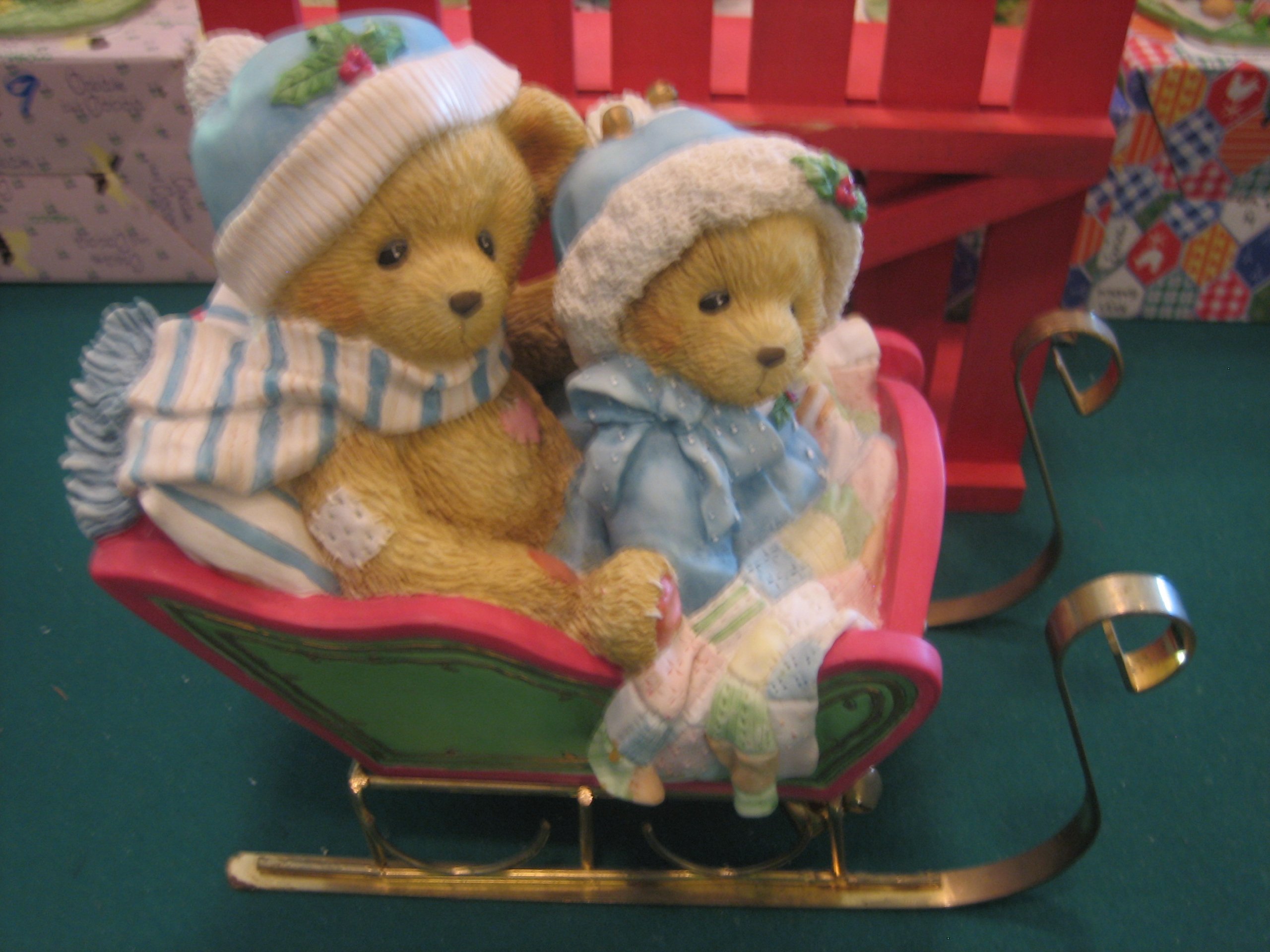 Amazon.com: Cherished Teddies Music Box #651435, Bundled up for